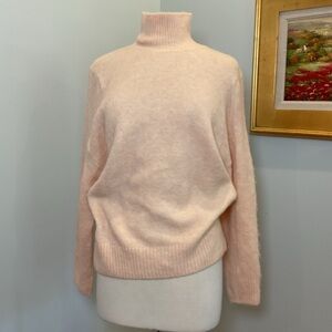 Maje Rose Pale Alpaca Blend Turtleneck Sweater Size 2 (US M) NEW